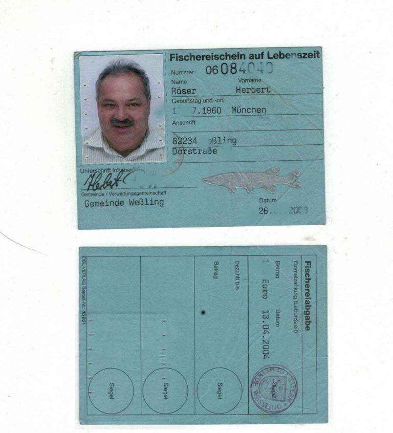 Fischereischein = Angelschein